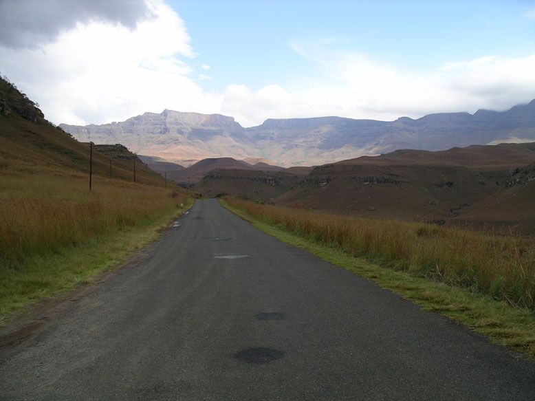 de camino a las drakensberg